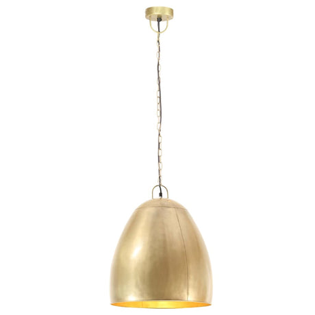 Hanglamp industrieel rond 25 W E27 42 cm messingkleurig - AllerleiShop