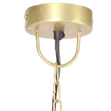 Hanglamp industrieel rond 25 W E27 42 cm messingkleurig - AllerleiShop