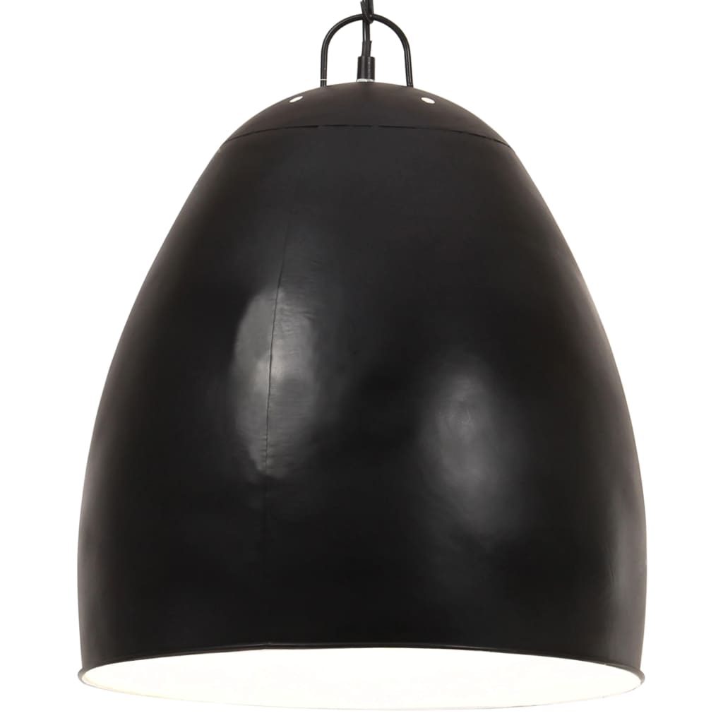 Hanglamp industrieel rond 25 W E27 42 cm zwart - AllerleiShop