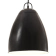 Hanglamp industrieel rond 25 W E27 32 cm zwart - AllerleiShop