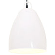 Hanglamp industrieel rond 25 W E27 32 cm wit - AllerleiShop