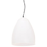 Hanglamp industrieel rond 25 W E27 32 cm wit - AllerleiShop