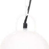 Hanglamp industrieel rond 25 W E27 32 cm wit - AllerleiShop