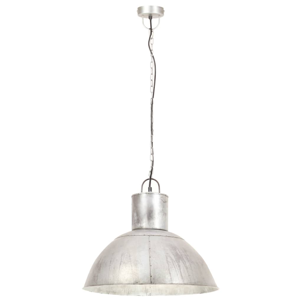 Hanglamp rond 25 W E27 48 cm zilverkleurig - AllerleiShop