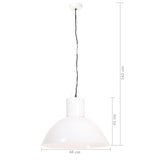 Hanglamp rond 25 W E27 48 cm wit - AllerleiShop