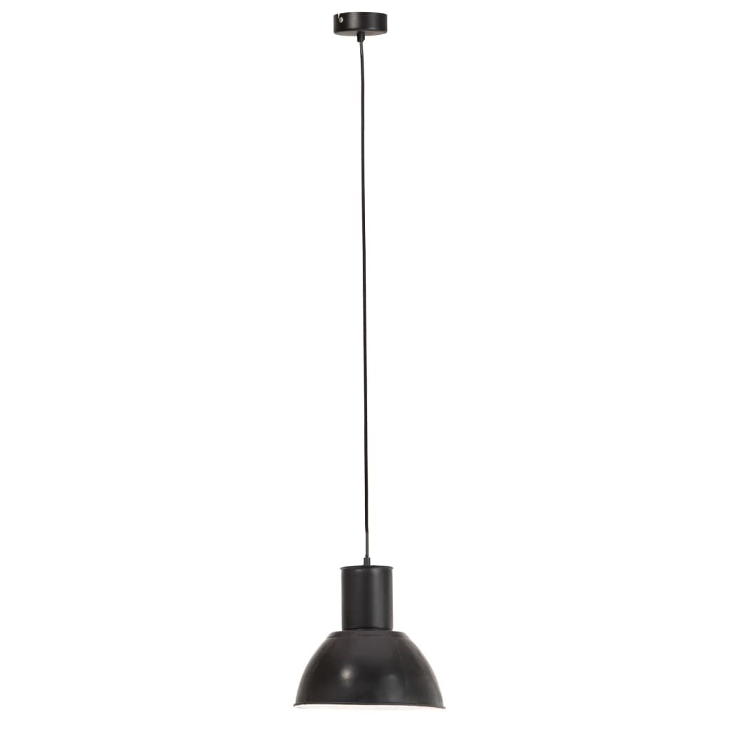 Hanglamp rond 25 W E27 28,5 cm zwart - AllerleiShop