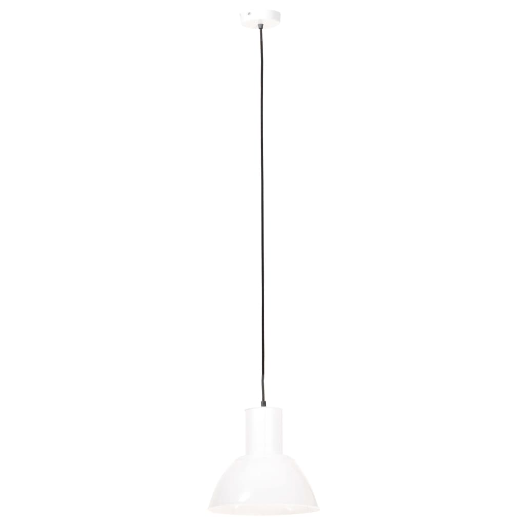 Hanglamp rond 25 W E27 28,5 cm wit - AllerleiShop