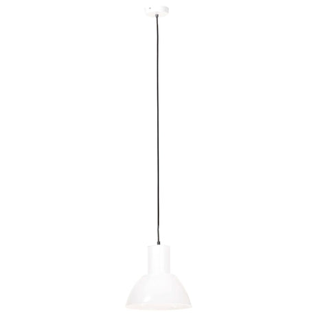 Hanglamp rond 25 W E27 28,5 cm wit - AllerleiShop