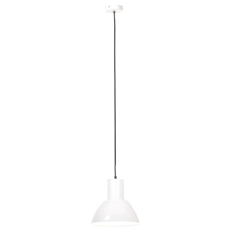 Hanglamp rond 25 W E27 28,5 cm wit - AllerleiShop