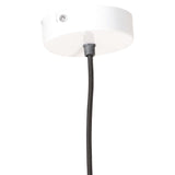 Hanglamp rond 25 W E27 28,5 cm wit - AllerleiShop