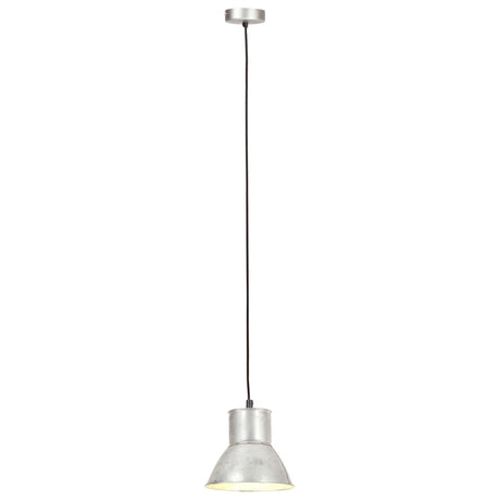 Hanglamp rond 25 W E27 17 cm zilverkleurig - AllerleiShop