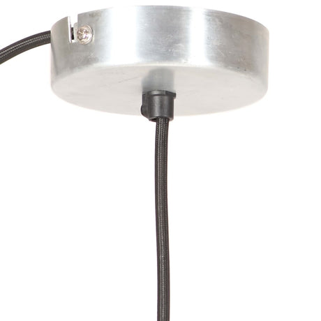 Hanglamp rond 25 W E27 17 cm zilverkleurig - AllerleiShop