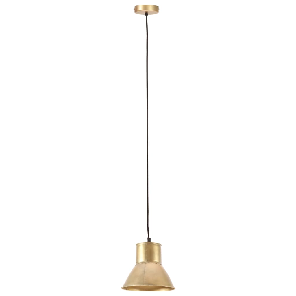 Hanglamp rond 25 W E27 17 cm messingkleurig - AllerleiShop