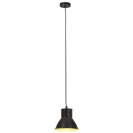 Hanglamp rond 25 W E27 17 cm zwart - AllerleiShop