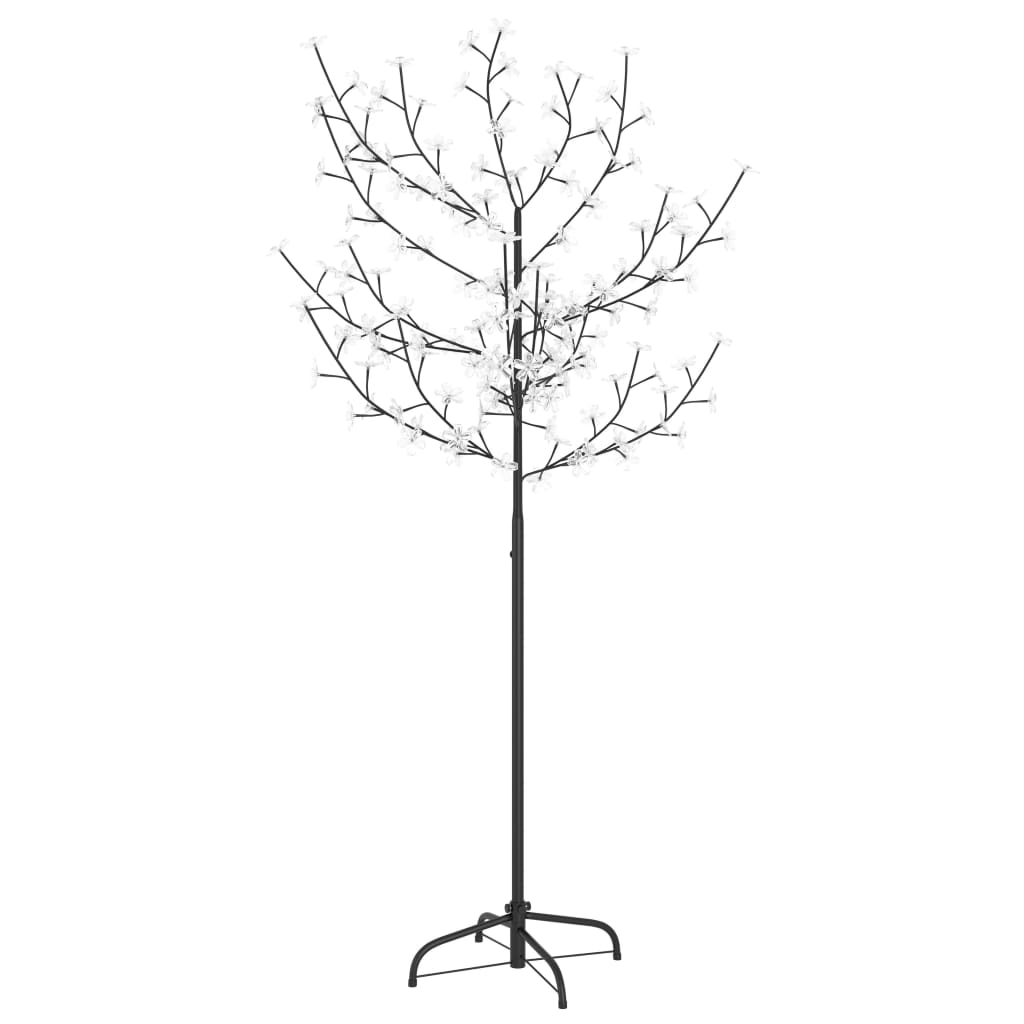 Kerstboom 120 LED's warmwit licht kersenbloesem 150 cm - AllerleiShop