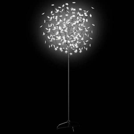 Kerstboom 200 LED's koudwit licht kersenbloesem 180 cm - AllerleiShop