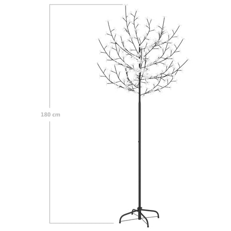 Kerstboom 200 LED's koudwit licht kersenbloesem 180 cm - AllerleiShop