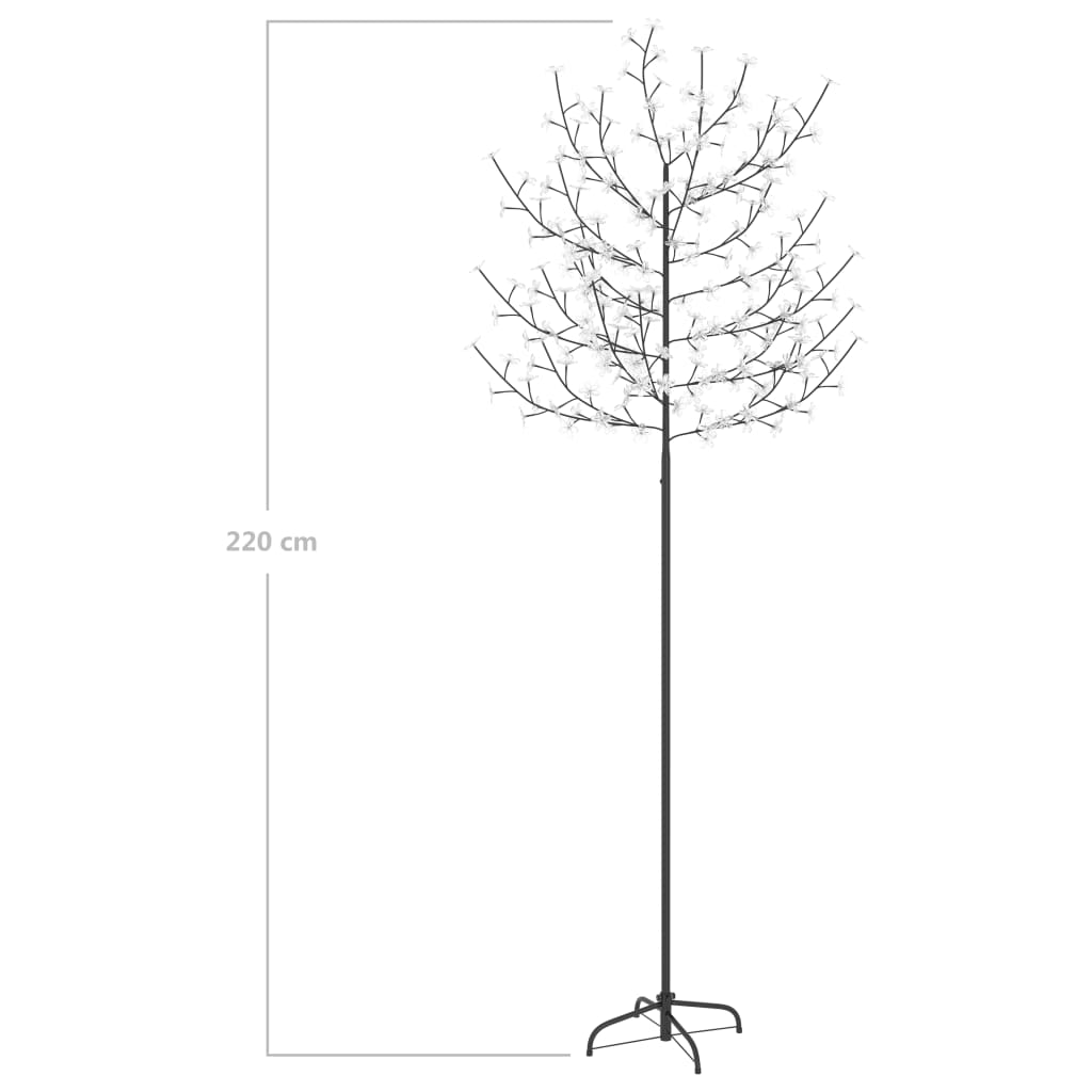 Kerstboom 220 LED's warmwit licht kersenbloesem 220 cm - AllerleiShop