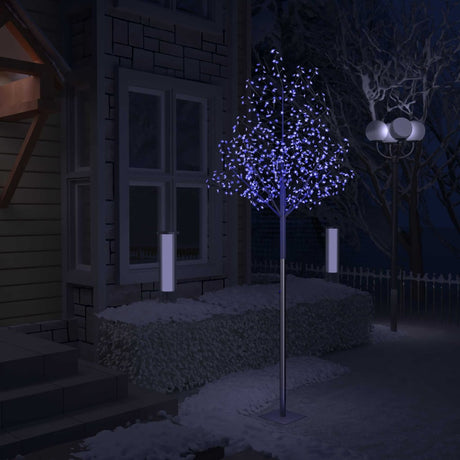 Kerstboom 600 LED's blauw licht kersenbloesem 300 cm - AllerleiShop