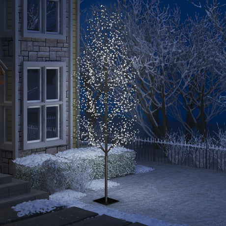 Kerstboom 1200 LED's koudwit licht kersenbloesem 400 cm - AllerleiShop