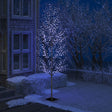 Kerstboom 1200 LED's blauw licht kersenbloesem 400 cm - AllerleiShop