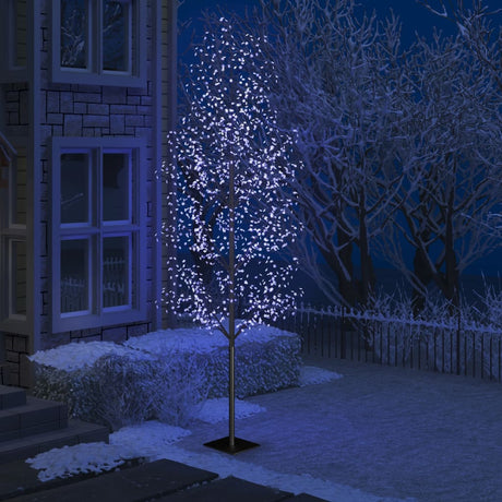 Kerstboom 1200 LED's blauw licht kersenbloesem 400 cm - AllerleiShop