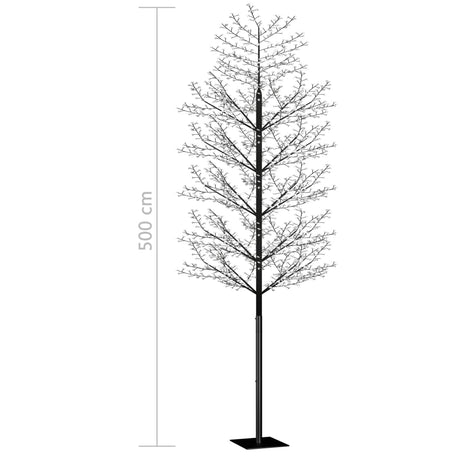 Kerstboom 2000 LED's warmwit licht kersenbloesem 500 cm - AllerleiShop