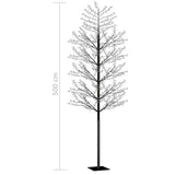 Kerstboom 2000 LED's blauw licht kersenbloesem 500 cm - AllerleiShop