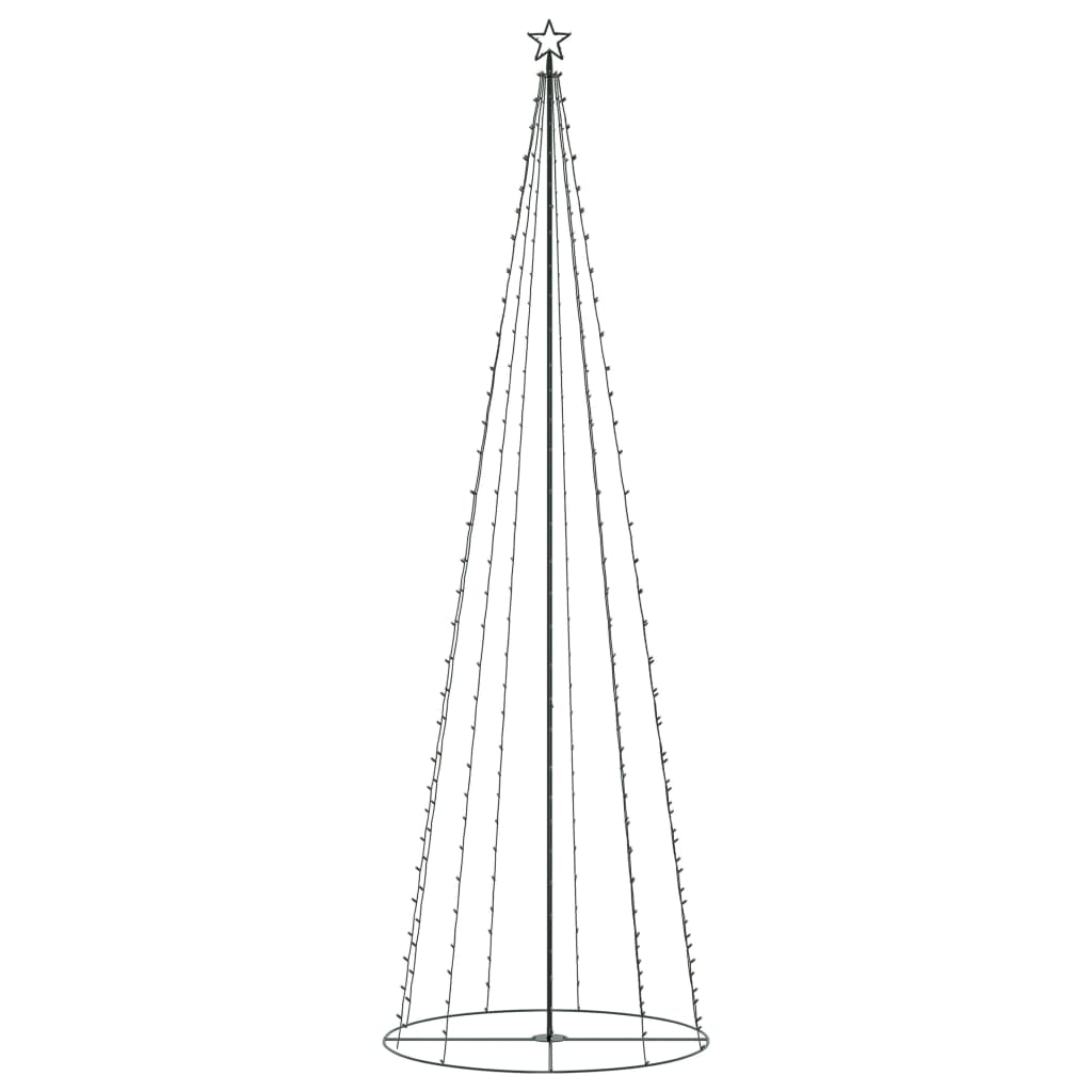 Kegelkerstboom 330 meerkleurige LED's 100x300 cm - AllerleiShop