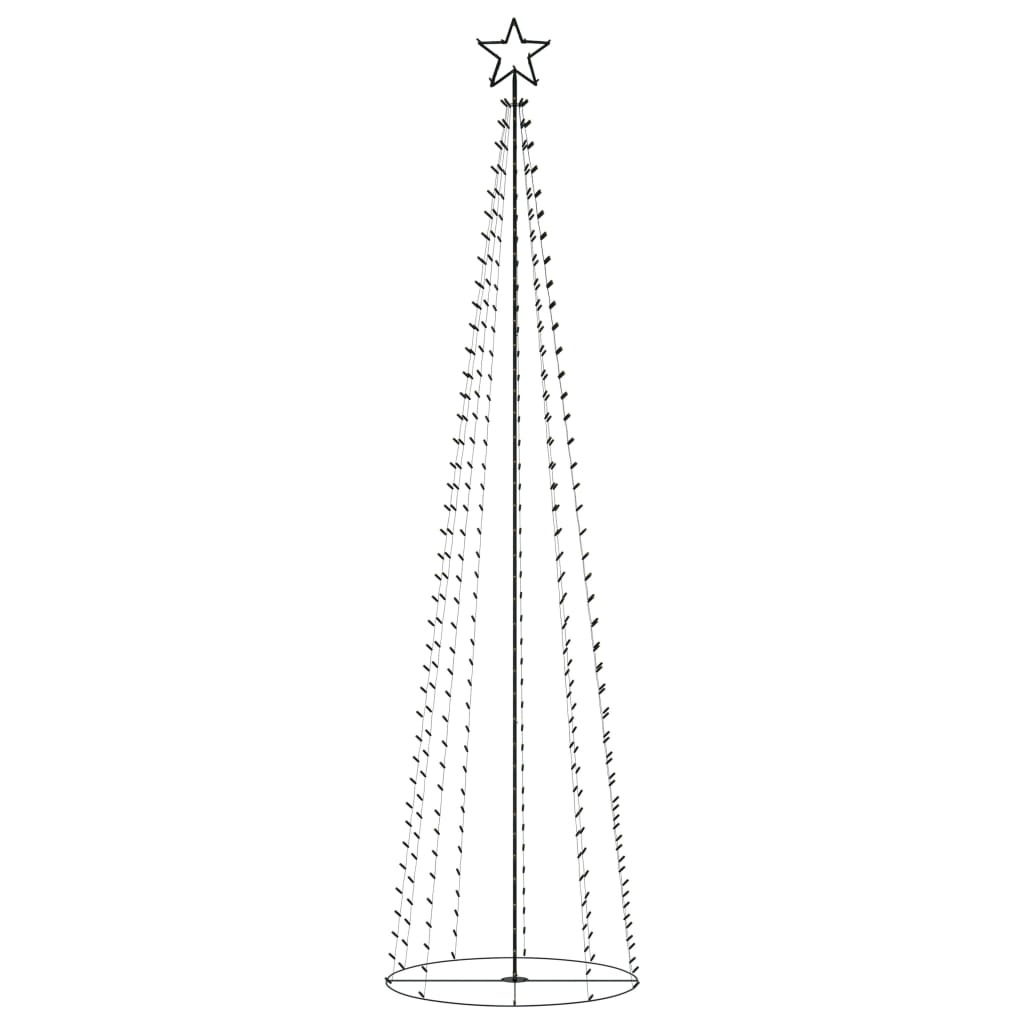 Kegelkerstboom 400 warmwitte LED's 100x360 cm - AllerleiShop