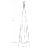 Kegelkerstboom 400 warmwitte LED's 100x360 cm - AllerleiShop