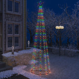 Kegelkerstboom 400 meerkleurige LED's 100x360 cm - AllerleiShop