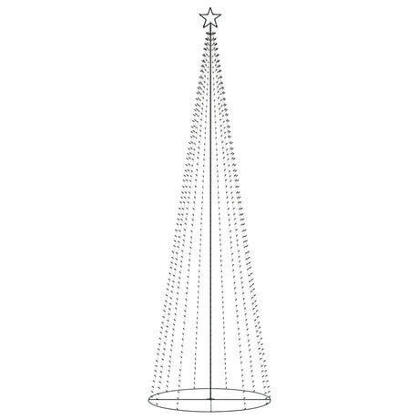 Kegelkerstboom 752 meerkleurige LED's 160x500 cm - AllerleiShop