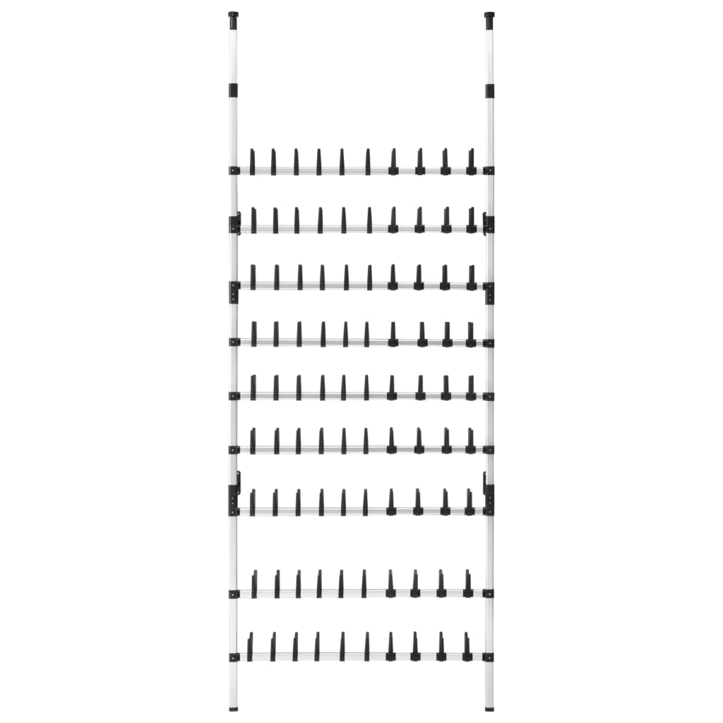 Schoenenrek met stangen telescopisch aluminium - AllerleiShop