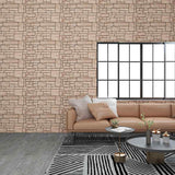 10 st Wandpanelen 3D beige baksteen EPS