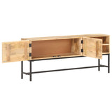 Dressoir 145x30x60 cm massief mangohout - AllerleiShop