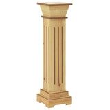 Plantenstandaard klassieke zuil vierkant 17x17x66 cm MDF hout - AllerleiShop