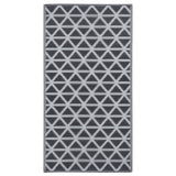 Buitenkleed 120x180 cm PP zwart - AllerleiShop