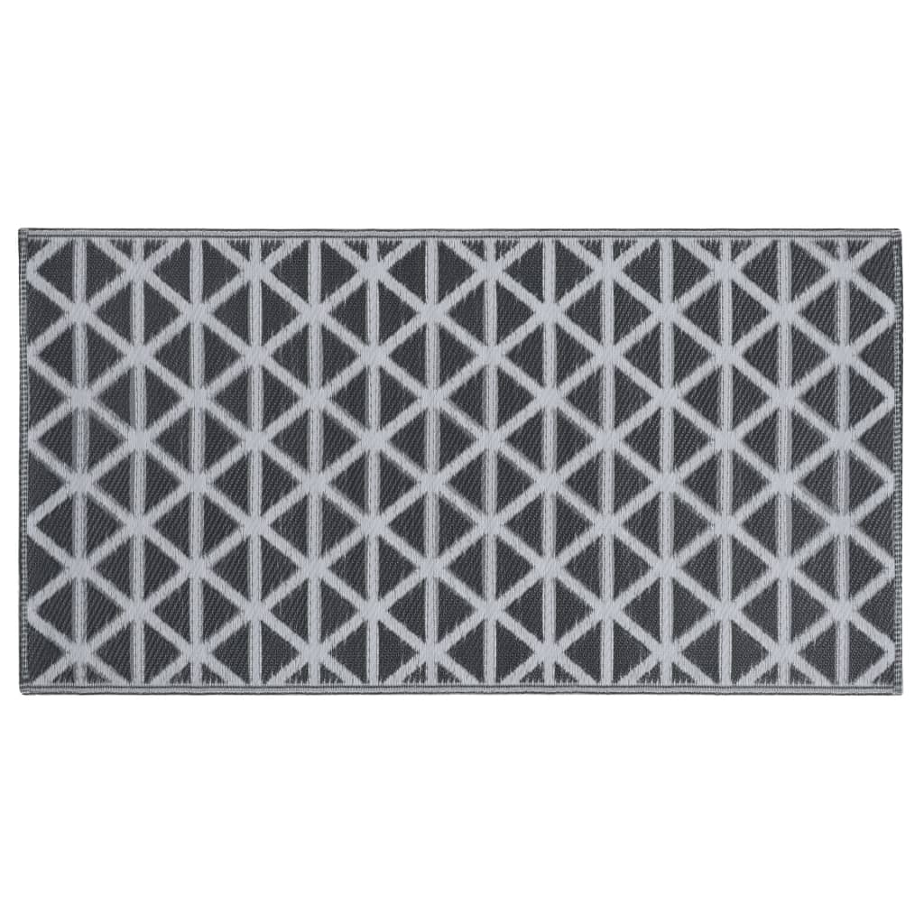 Buitenkleed 120x180 cm PP zwart - AllerleiShop