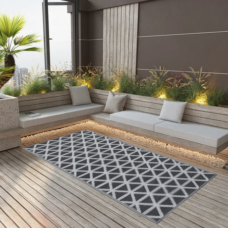 Buitenkleed 120x180 cm PP zwart - AllerleiShop