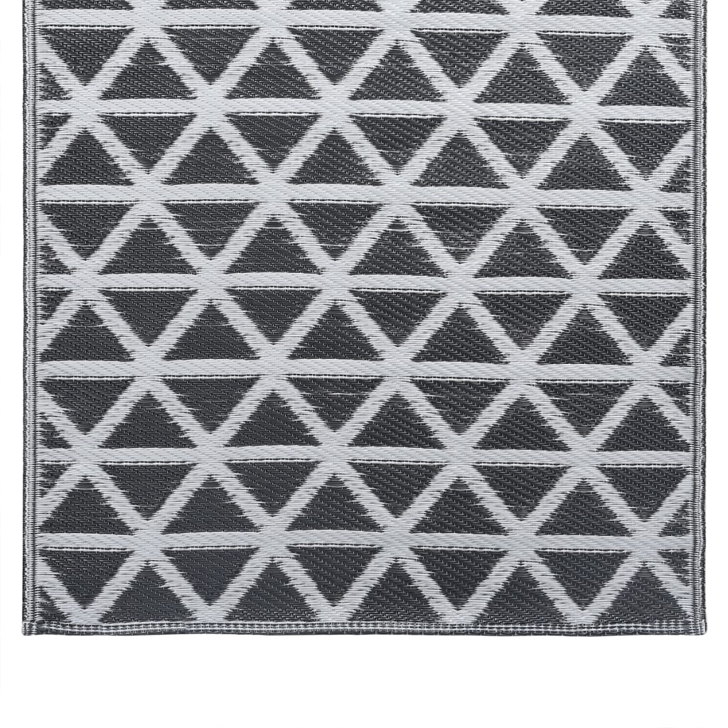 Buitenkleed 160x230 cm PP zwart - AllerleiShop