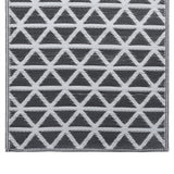 Buitenkleed 160x230 cm PP zwart - AllerleiShop