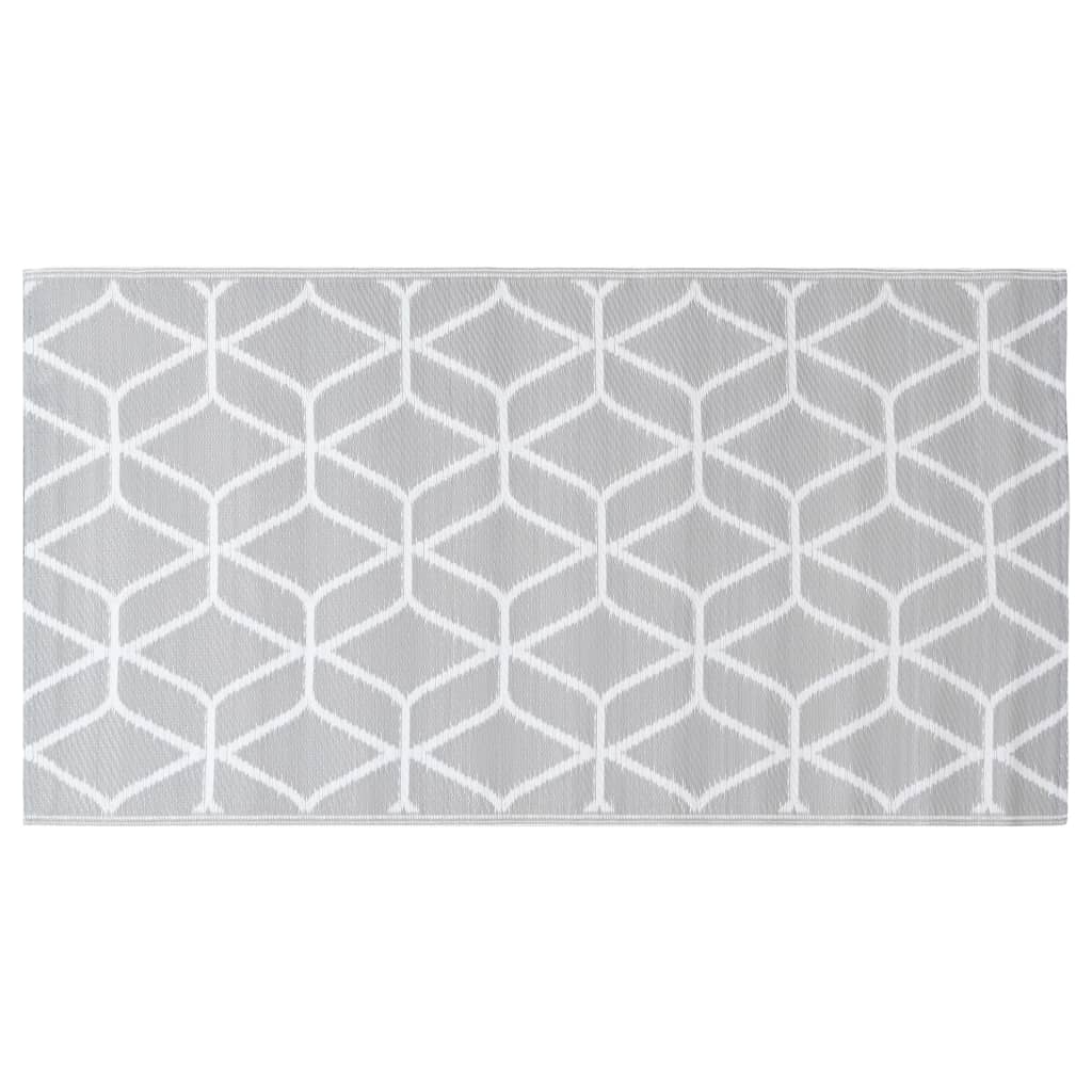 Buitenkleed 120x180 cm PP grijs - AllerleiShop