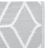 Buitenkleed 120x180 cm PP grijs - AllerleiShop