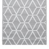 Buitenkleed 120x180 cm PP grijs - AllerleiShop