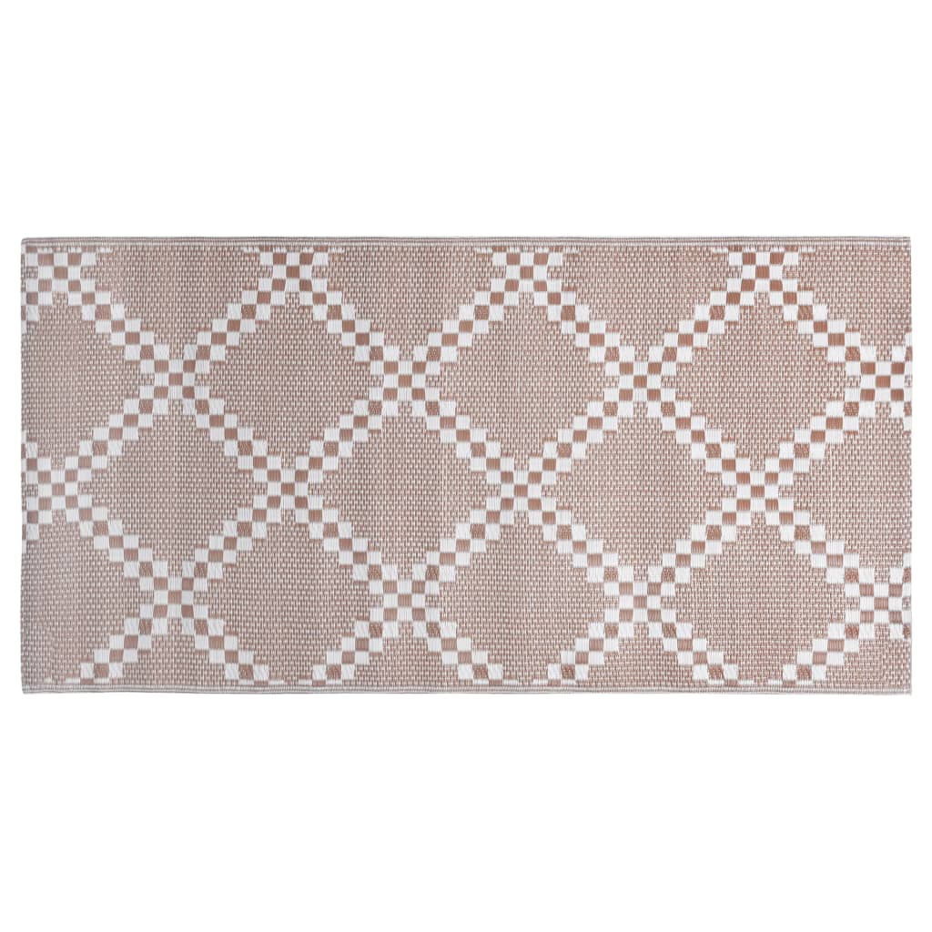 Buitenkleed 120x180 cm PP bruin - AllerleiShop