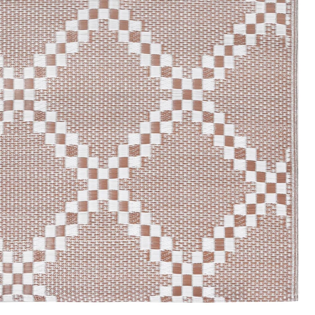 Buitenkleed 120x180 cm PP bruin - AllerleiShop