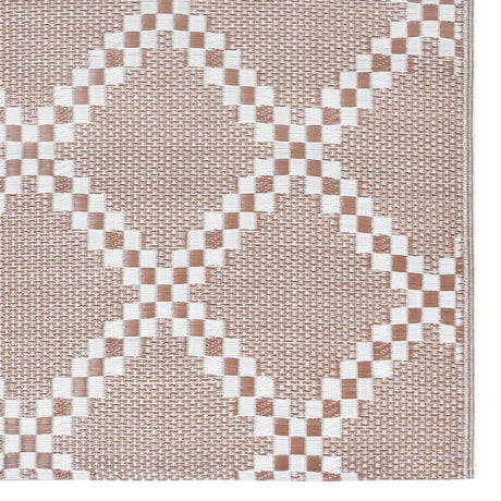 Buitenkleed 120x180 cm PP bruin - AllerleiShop