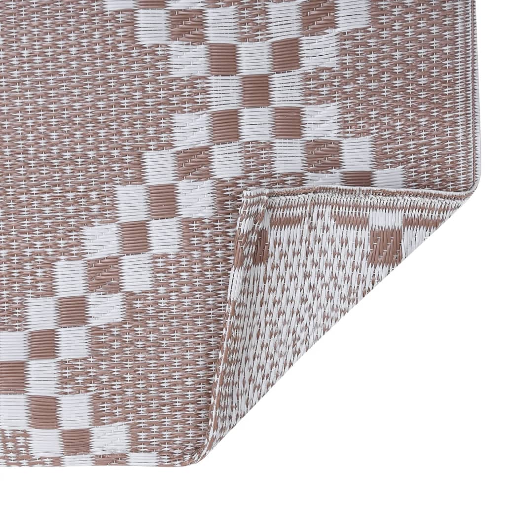 Buitenkleed 120x180 cm PP bruin - AllerleiShop