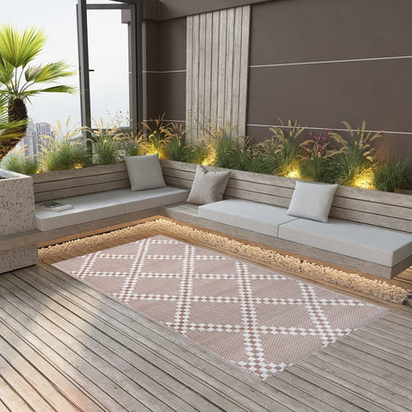 Buitenkleed 120x180 cm PP bruin - AllerleiShop